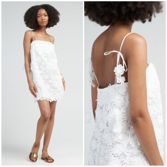 Zimmermann Ivory Guipure Lace Dress - Picture 2 of 16